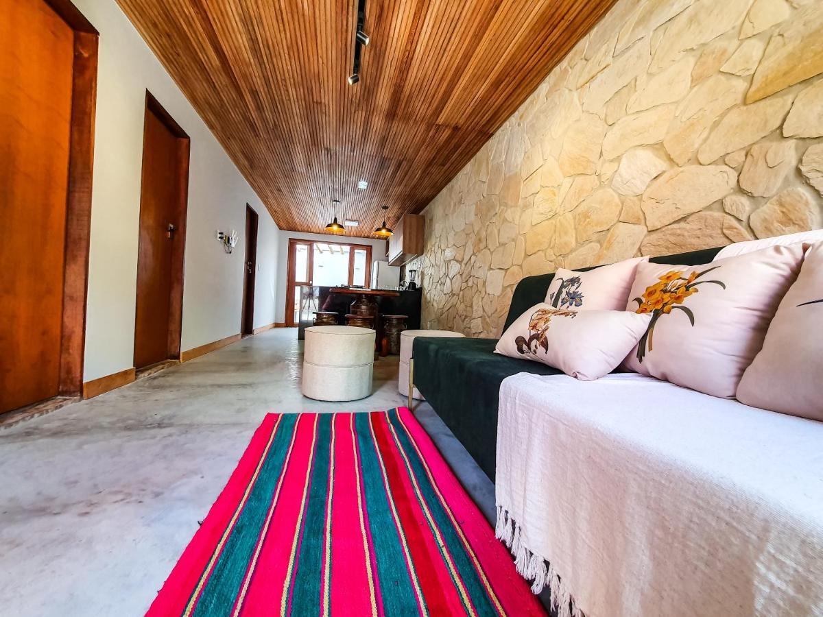 Casita Amarela Na Rua Mais Charmosa De Mucuge - Ba Villa Dış mekan fotoğraf